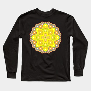 Beautiful Mandala Design Long Sleeve T-Shirt